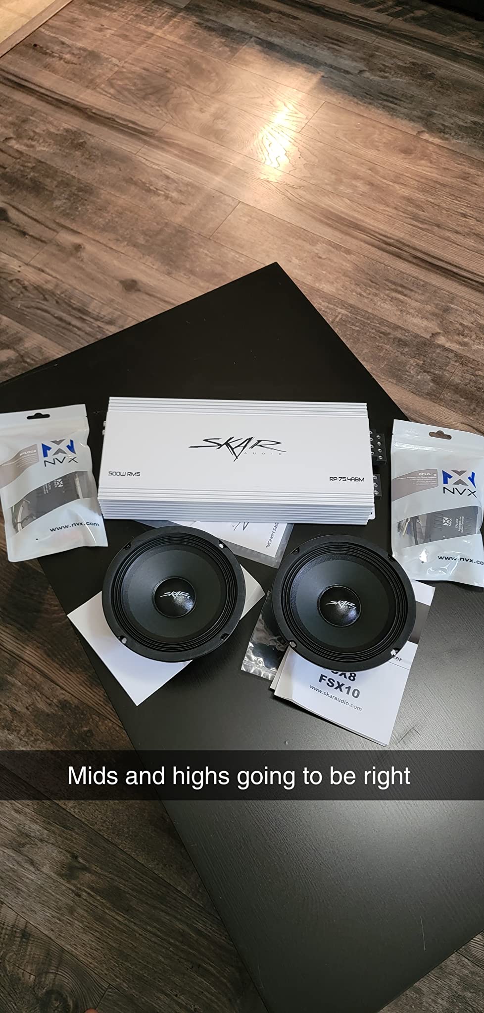 Skar Audio RP-75.4ABM 500 Watt Full-Range Class A/B 4-Channel Marine Amplifier customer photo 1