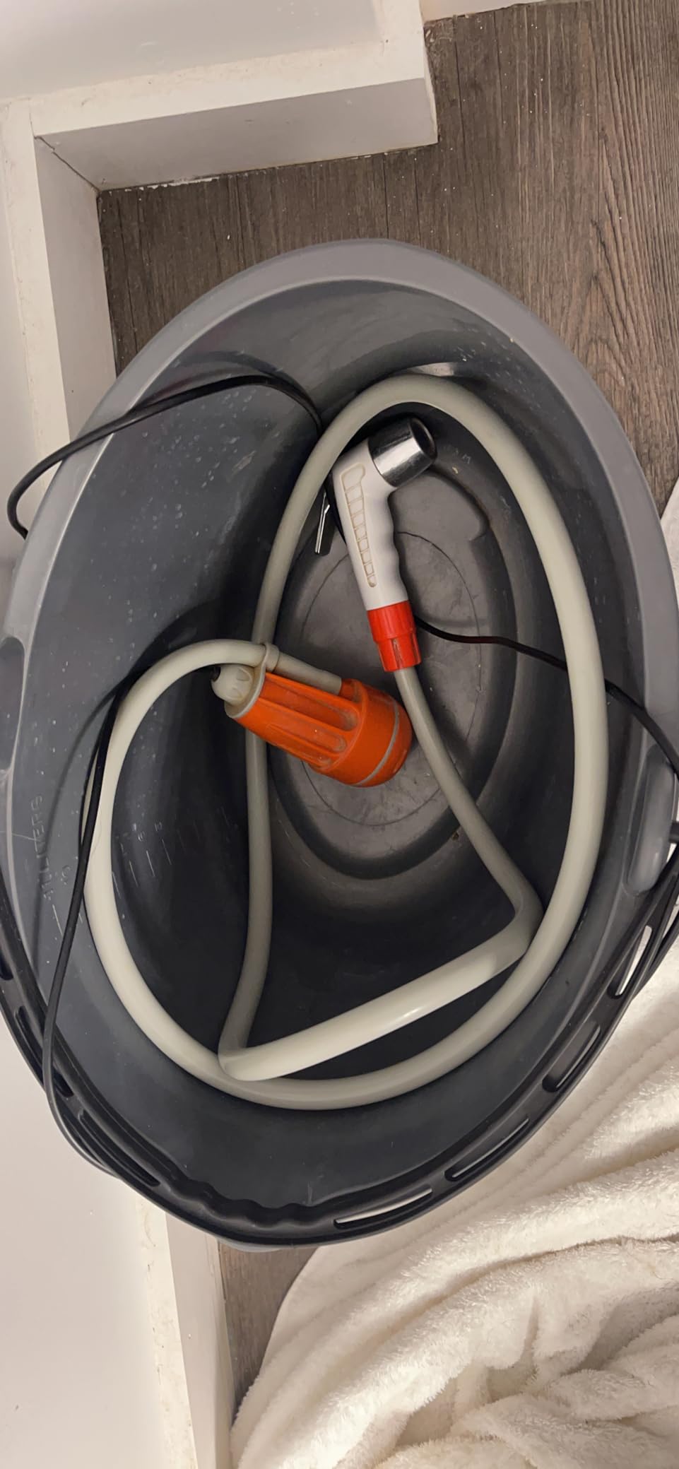KEDSUM Portable Shower, Portable Camp Shower Pump with Rechargeable Battery, Portable Shower for Camping, Portable Outdoor Shower Head for Camping, Hiking, Traveling(+ Handheld Sprayer) customer photo 2