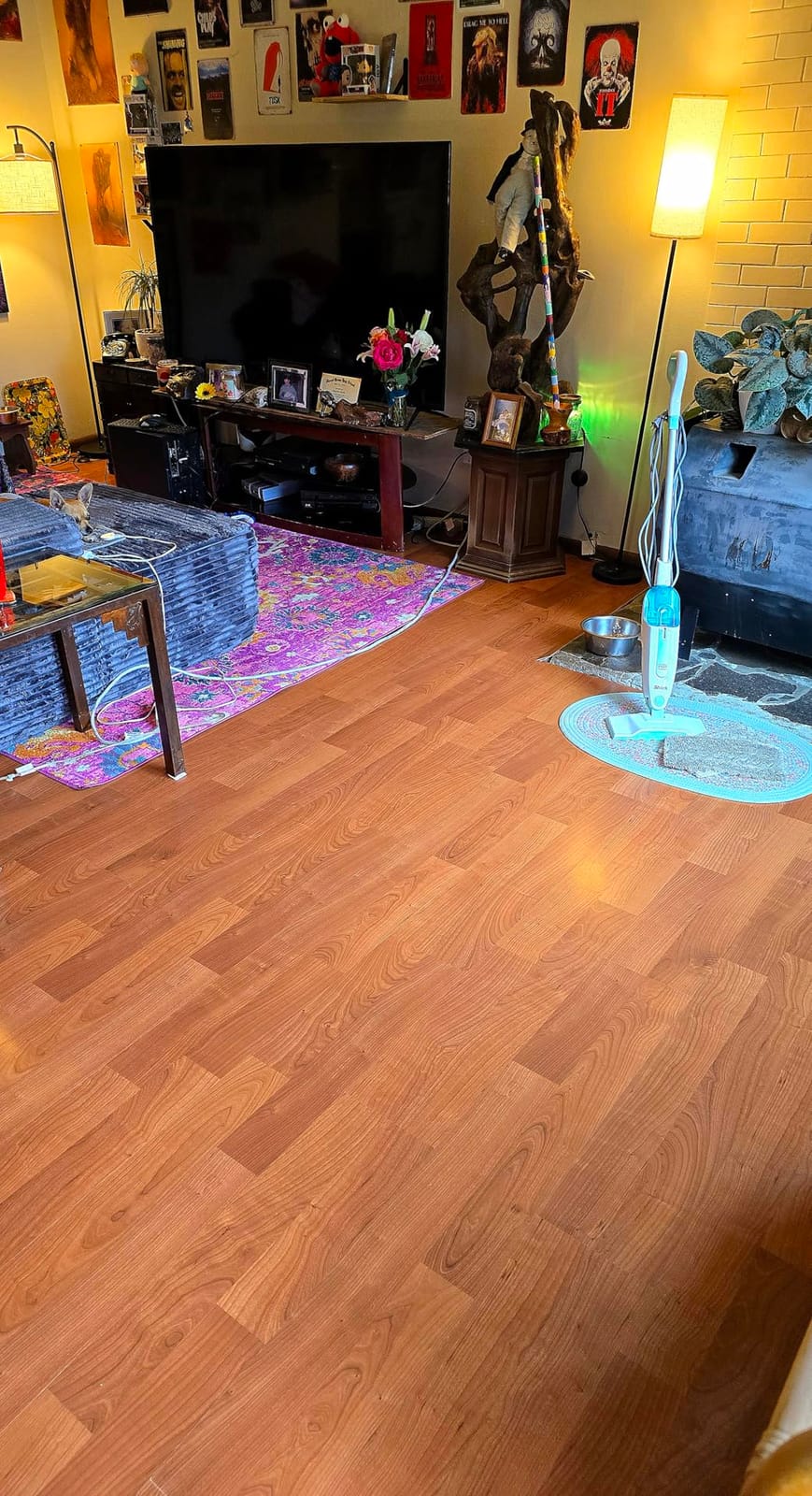 Shark Steam Mop for Sealed Hard Floors with 2 Dirt Grip Pads, White, S1000 customer photo 1