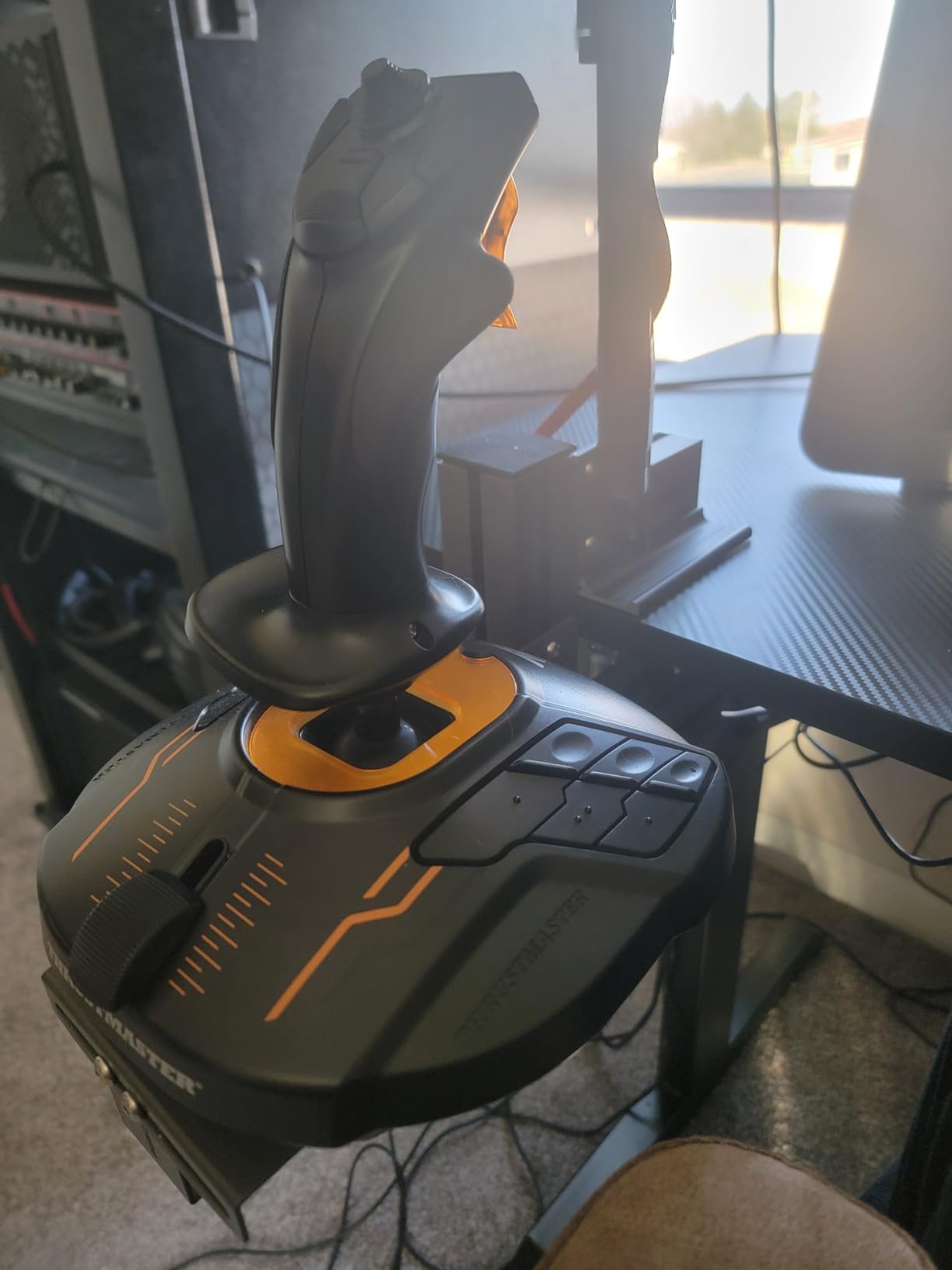 Thrustmaster T16000M FCS Space Sim Duo Combat Flight Sim Joystick - PC | Dual Hall-Effect sticks, 32 programable buttons, weighted bases, 8-way hat switch, 4 axes, twist rudder, integrated throttle customer photo 1