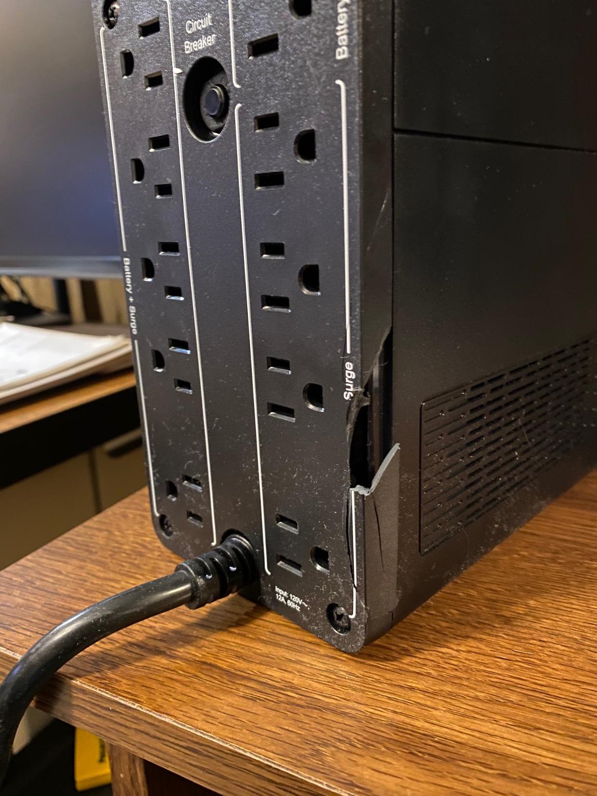 APC UPS 1350VA/810W Pure Sine Wave UPS for Computer, Electronics, BR1350MS Back-UPS Pro Sinewave UPS for home offices, AVR, USB-C charging customer photo 2