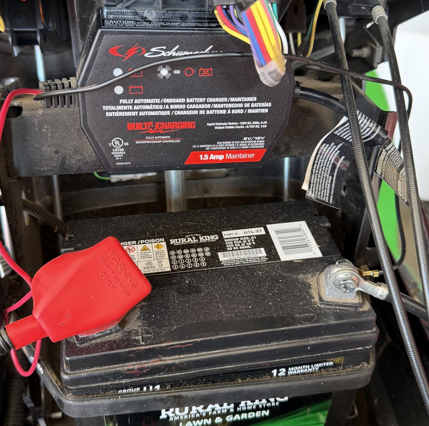 Schumacher Electric 1.5A Car Battery Charger & Maintainer, 6V/12V - SC1300 customer photo 1