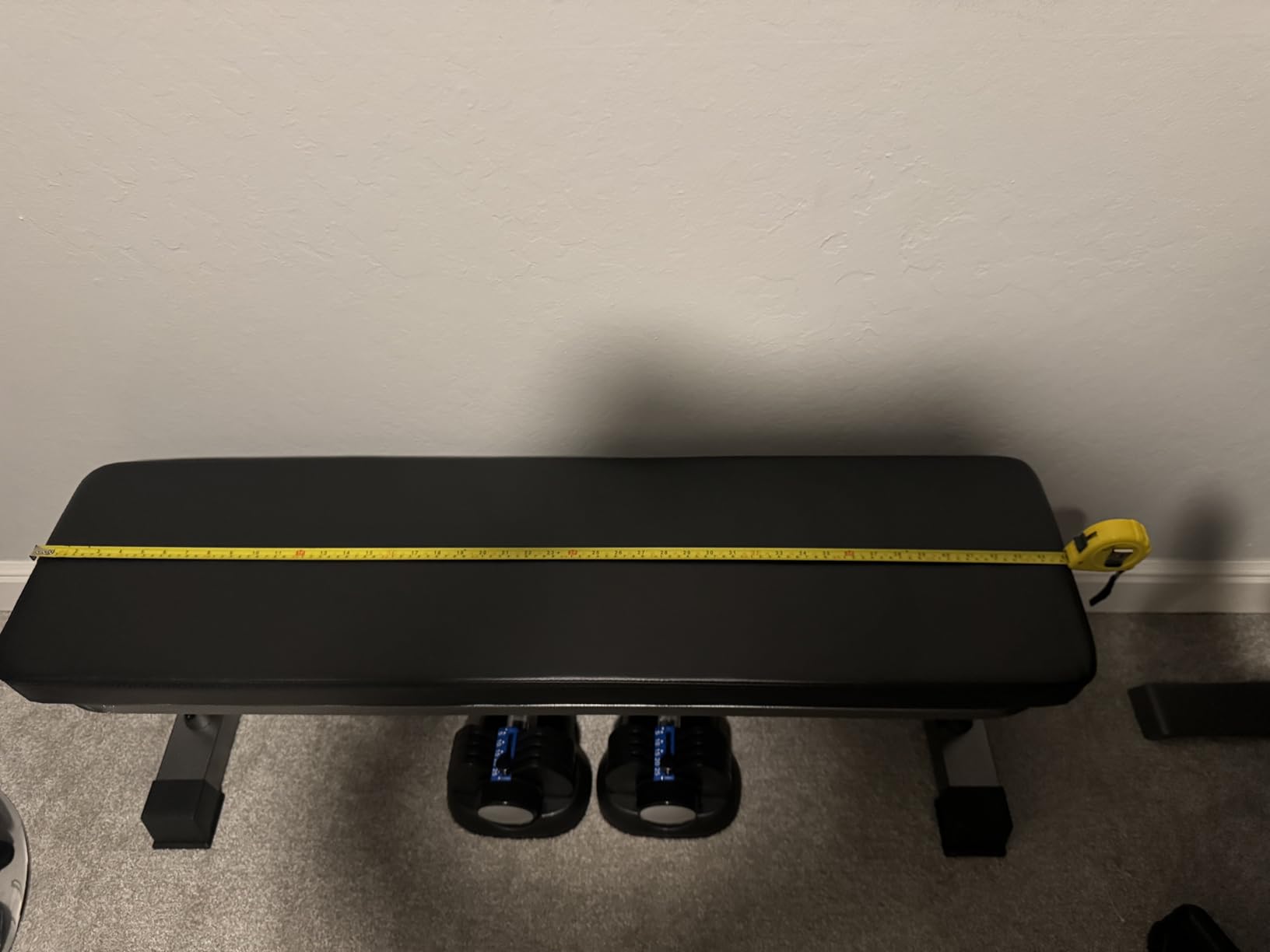 Finer Form Foldable Flat Weight Bench for Home Gym, 1,000 lb Capacity | 4-Way Steel Frame for Extra Stability, Thick Pad, Easy Folding Storage, Minimal Assembly, Free Workout Chart Included customer photo 1