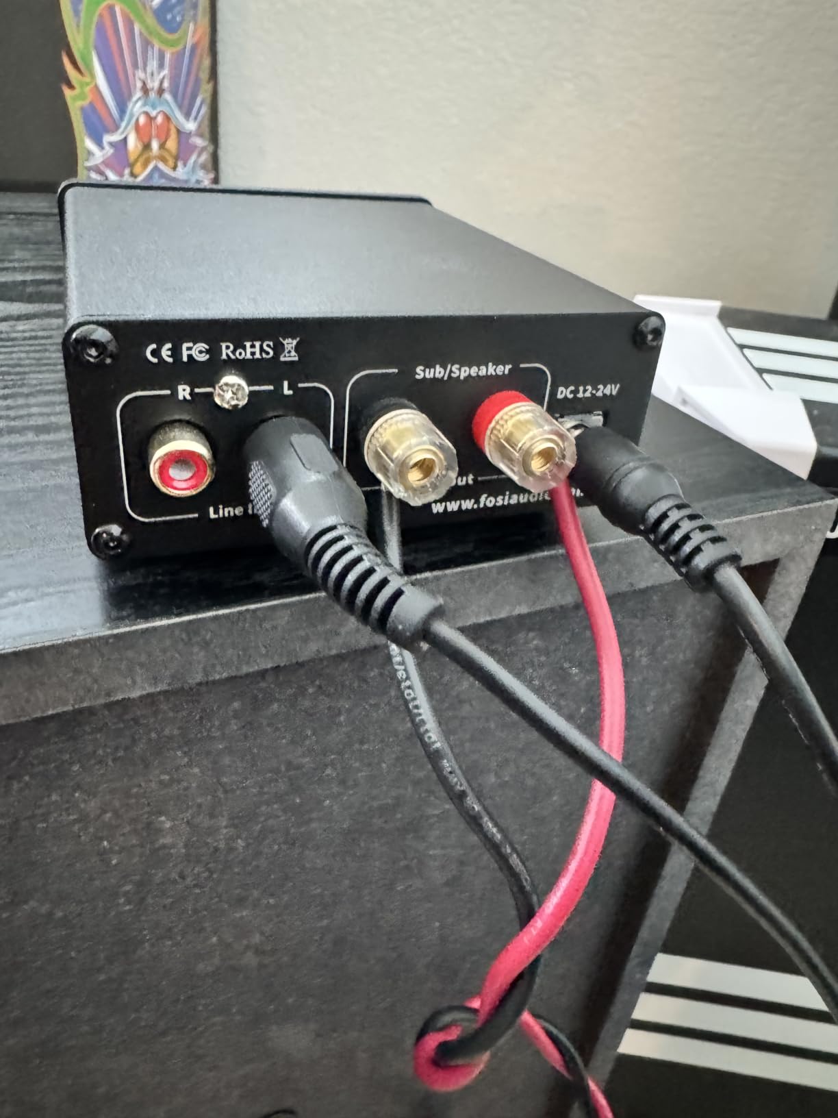 Fosi Audio M04 Subwoofer Amplifier for Home Theater Mono Channel Digital Class D Integrated Power Amp for Passive Speakers Subwoofer customer photo 2