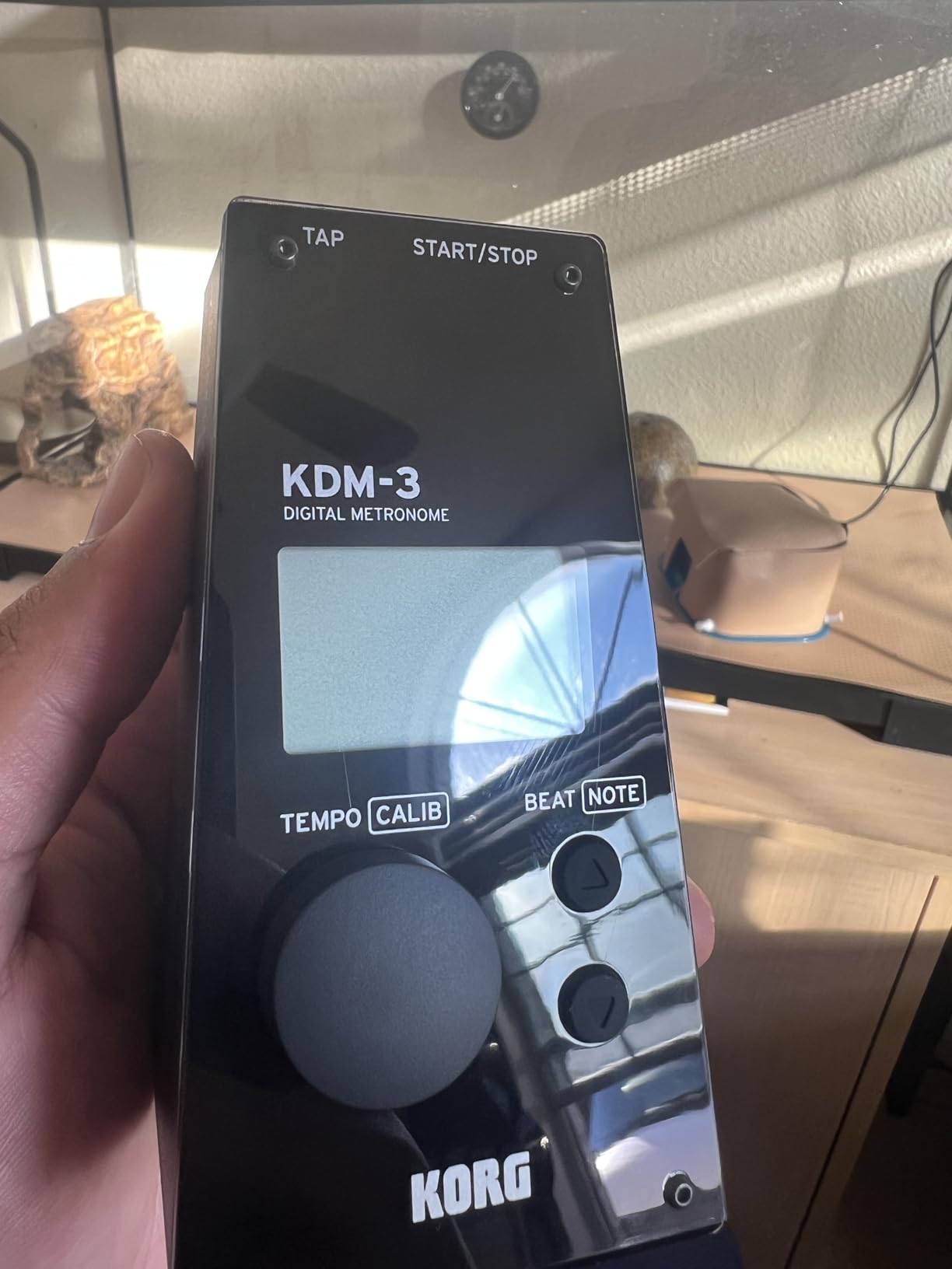 Korg KDM-3 Digital Metronome w/ Memory Backup and Auto Power-Off Function - Black customer photo 1