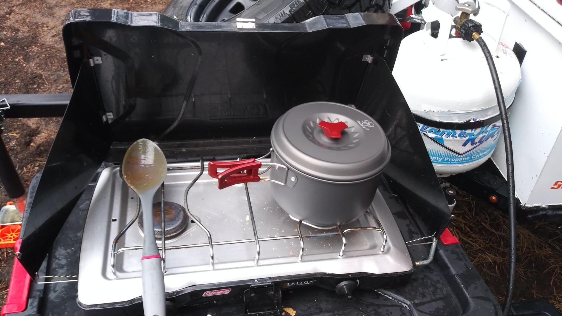 Bulin Camping Cookware, Portable Pots Kettle and Pans Set, 13 PCS for 3-4 | Lightweight Backpacking Cooking Set Outdoor Cook Gear customer photo 2