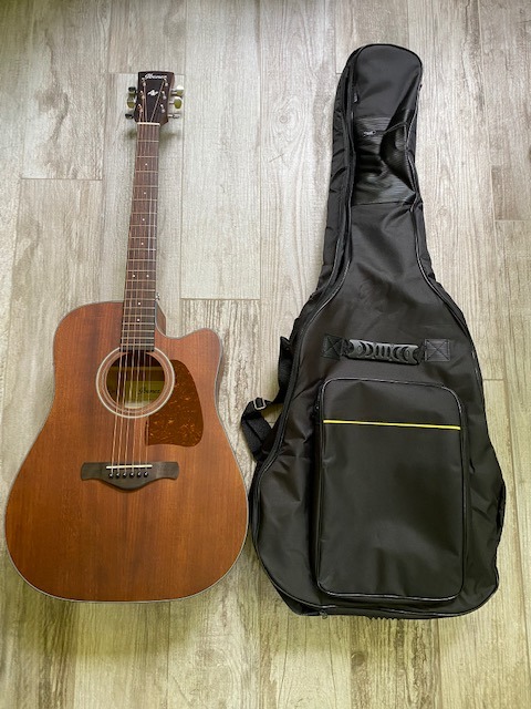 CAHAYA 41 In Acoustic Guitar Bag 0.35 In Thick Padding Water Resistant Dual Adjustable Shoulder Strap Guitar Case Gig Bag with Back Hanger Loop, Black CY0152 customer photo 1