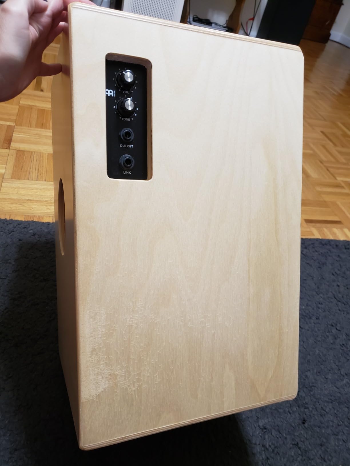 Meinl Pickup Cajon Box Drum with Internal Snares - MADE IN EUROPE - Baltic Birch Wood, Snarecraft Series, 2-YEAR WARRANTY (PSC100B) customer photo 2
