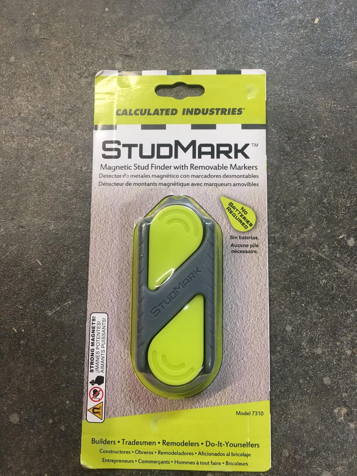 Calculated Industries 7310 StudMark Magnetic Stud Finder with Markers customer photo 1
