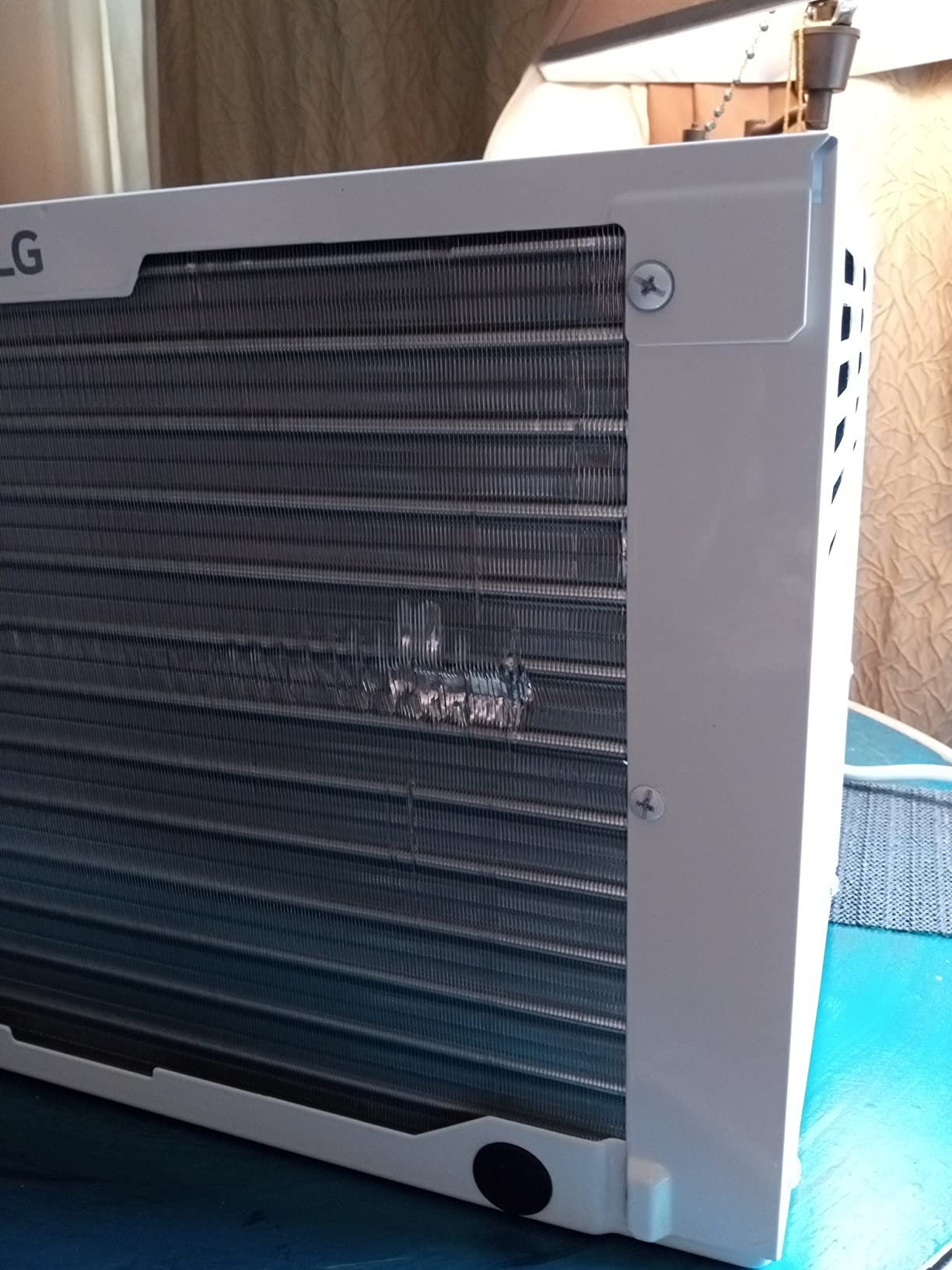 LG 5,000 BTU Window Air Conditioner, 115V, AC Window Unit Cools 150 Sq.Ft. (10' x 15' Room Size), Perfect for Bedrooms, Quiet AC with 2 Cooling & Fan Speeds, 2-Way Air Deflection, and Washable Filter customer photo 1
