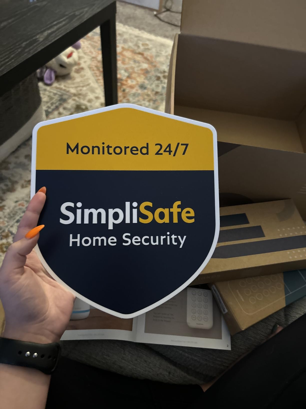 SimpliSafe 8 Piece Wireless Home Security System - Optional 24/7 Professional Monitoring - No Contract - Compatible with Alexa and Google Assistant customer photo 2