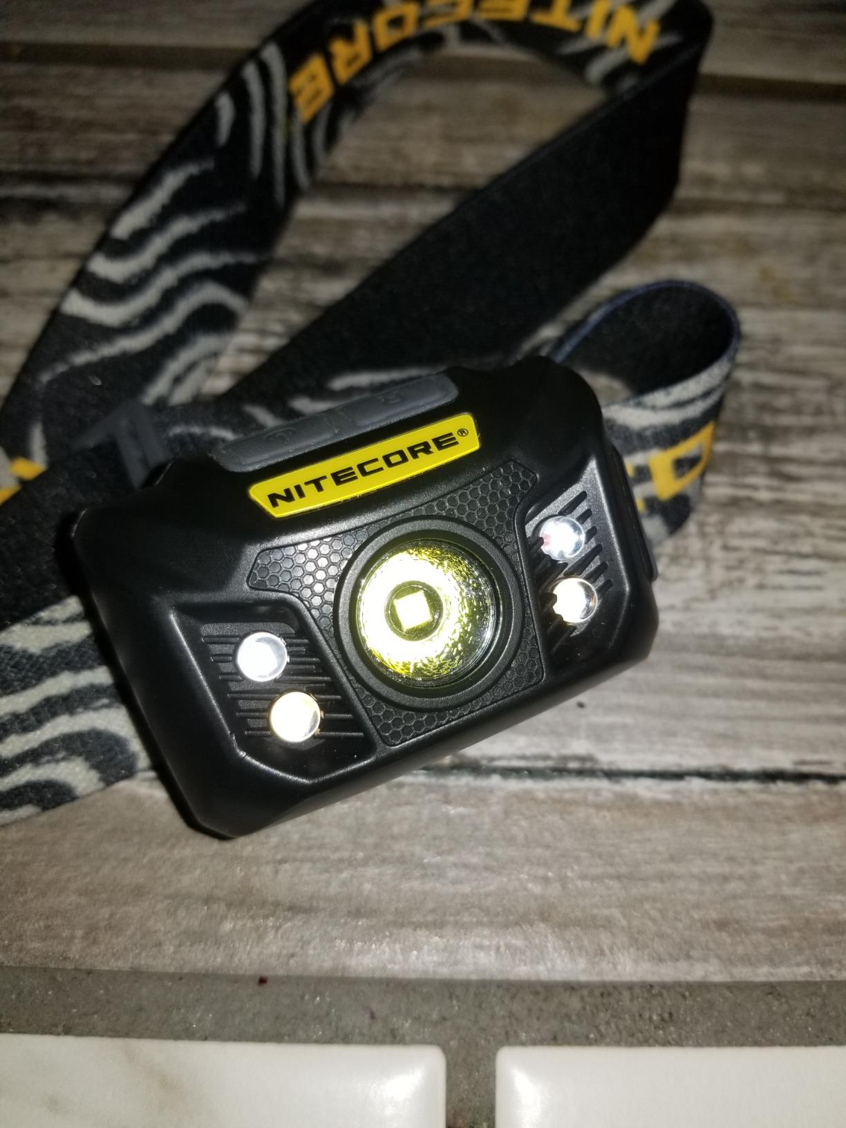 Nitecore NU30 500 Lumen LED Rechargeable Headlamp with White and Red Beams customer photo 1