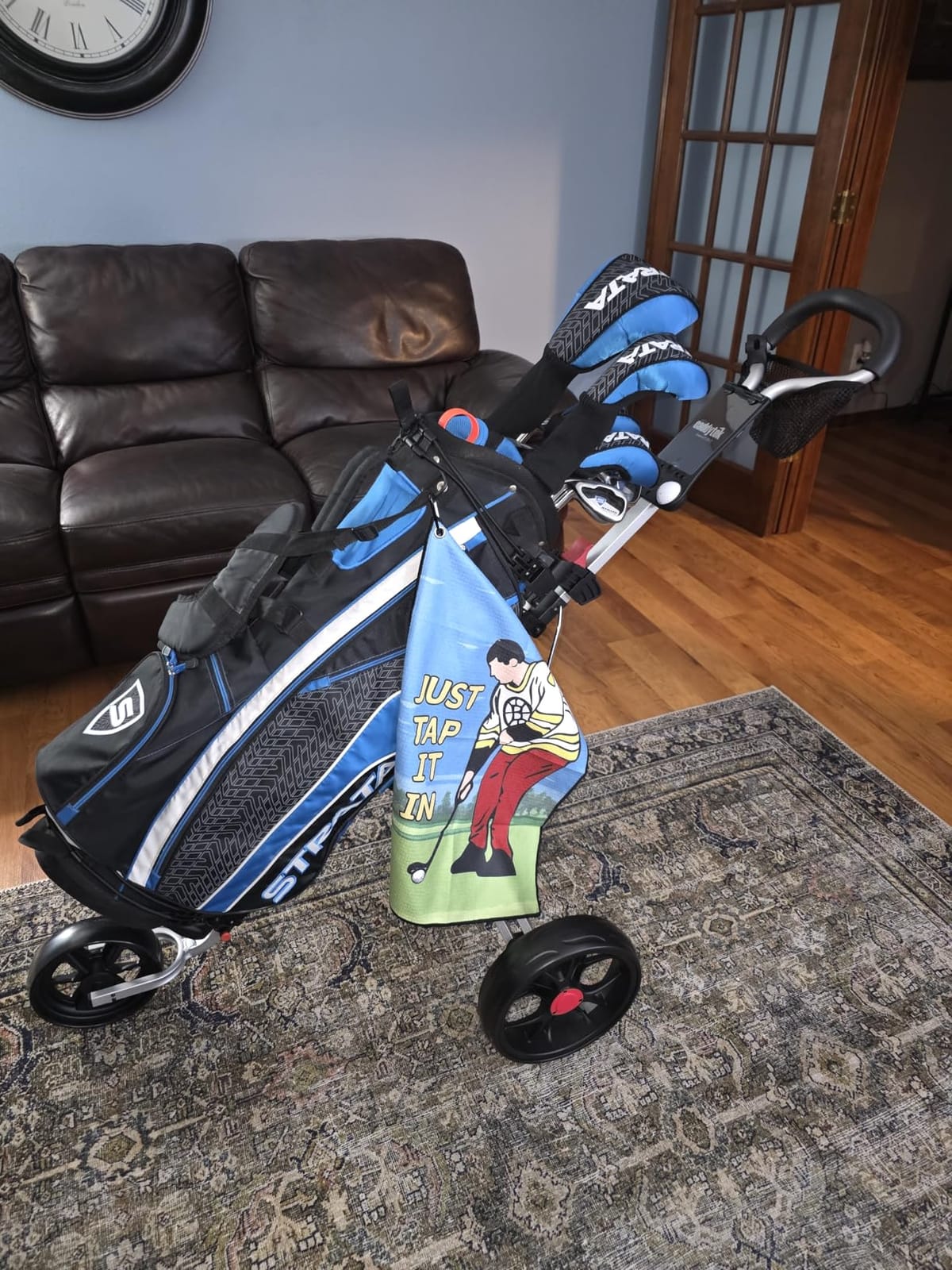 Caddytek CaddyLite 11.5 V3 Golf Push Cart - Lightweight Aluminum 3-Wheel Foldable customer photo 2
