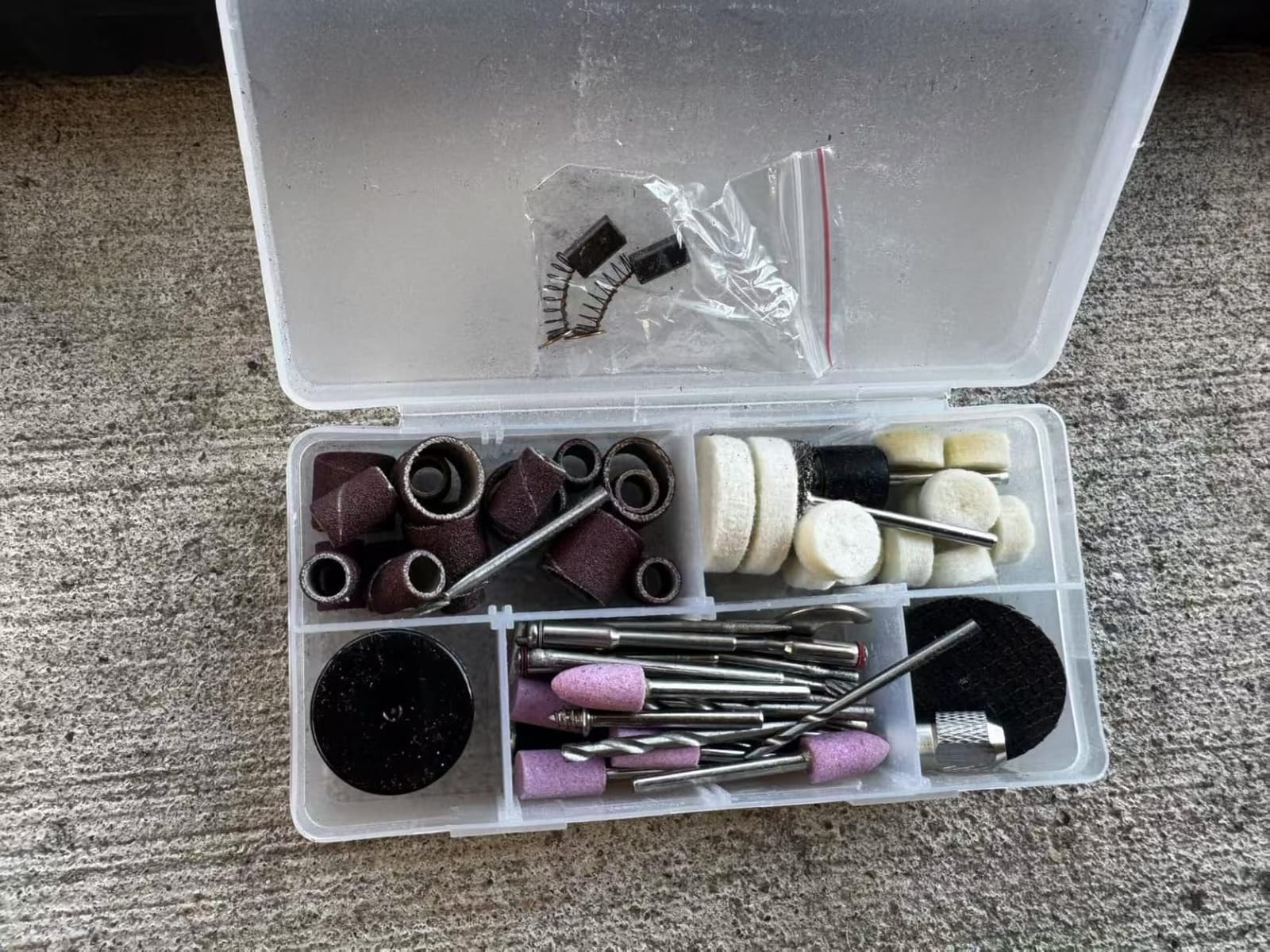 GOXAWEE Mini Rotary Tool Kit with Keyless Chuck & Flex Shaft -140Pcs, Black | Variable Speed Electric Grinder Set for Handmade Crafting Projects and DIY Creations customer photo 1
