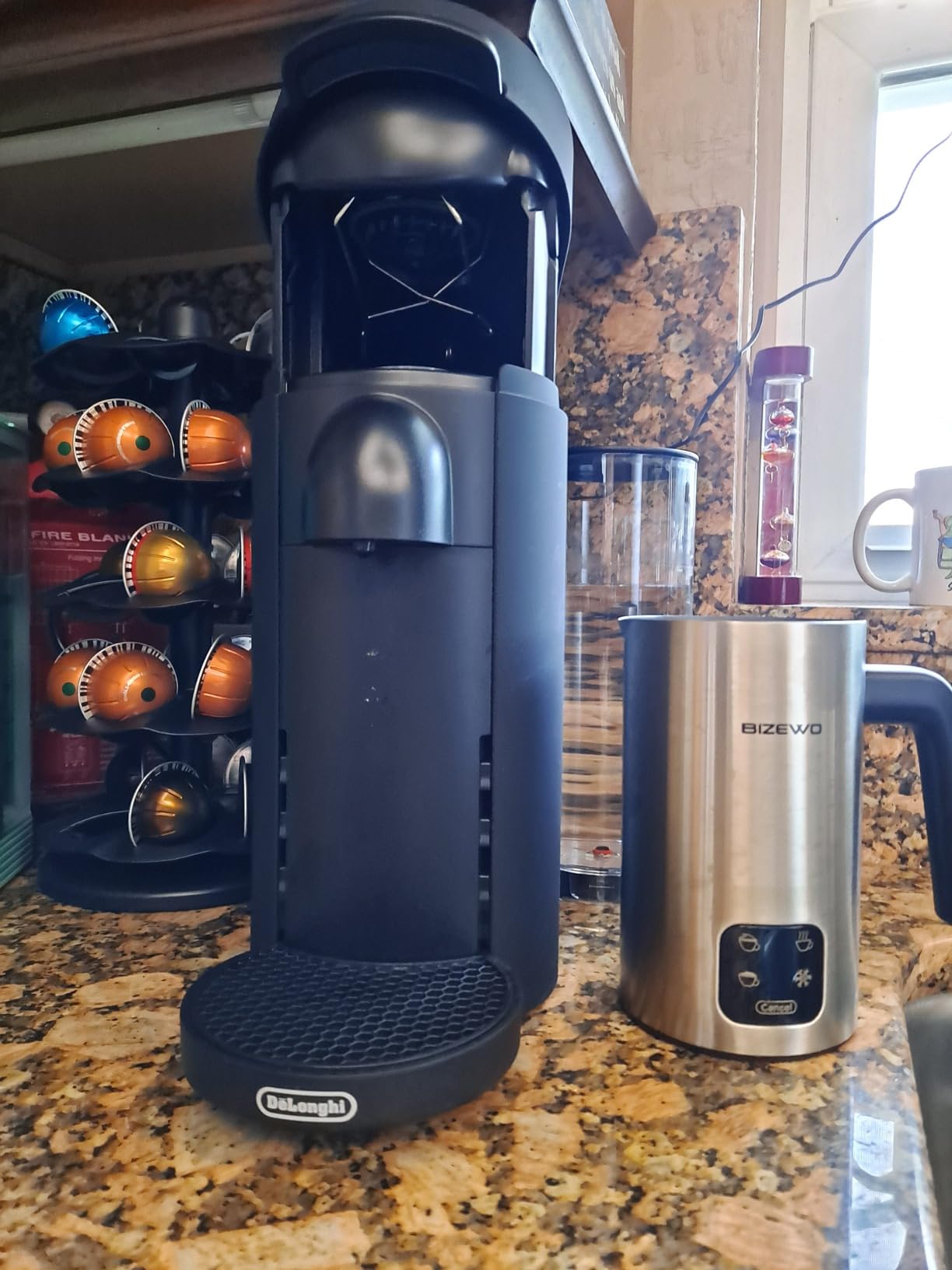 Vertuo Plus Deluxe Coffee and Espresso Maker by De'Longhi, Matte Black customer photo 1