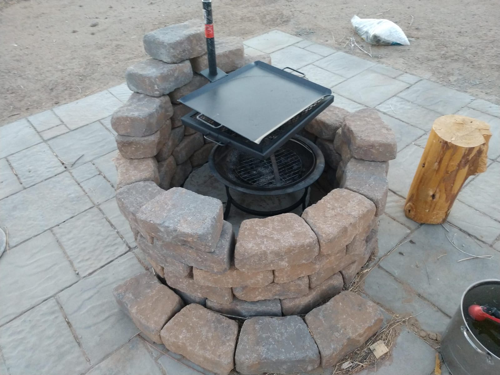 GameMaker Open Fire Cooking Grill | Adjustable Height | Heavy Duty Construction | Easy Setup | For Firepits Outdoor Fire Rings & Camping customer photo 1