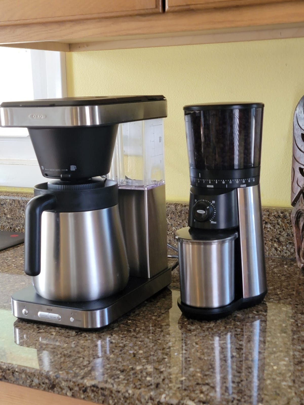 OXO Brew 8-Cup Coffee Maker - Single-Serve, Thermal Carafe, Stainless Steel | SCA Certified Home Brewer, Precise Temperature Control, Rainmaker Shower Head, Brew any amount of coffee from 10 oz to 40 oz customer photo 1