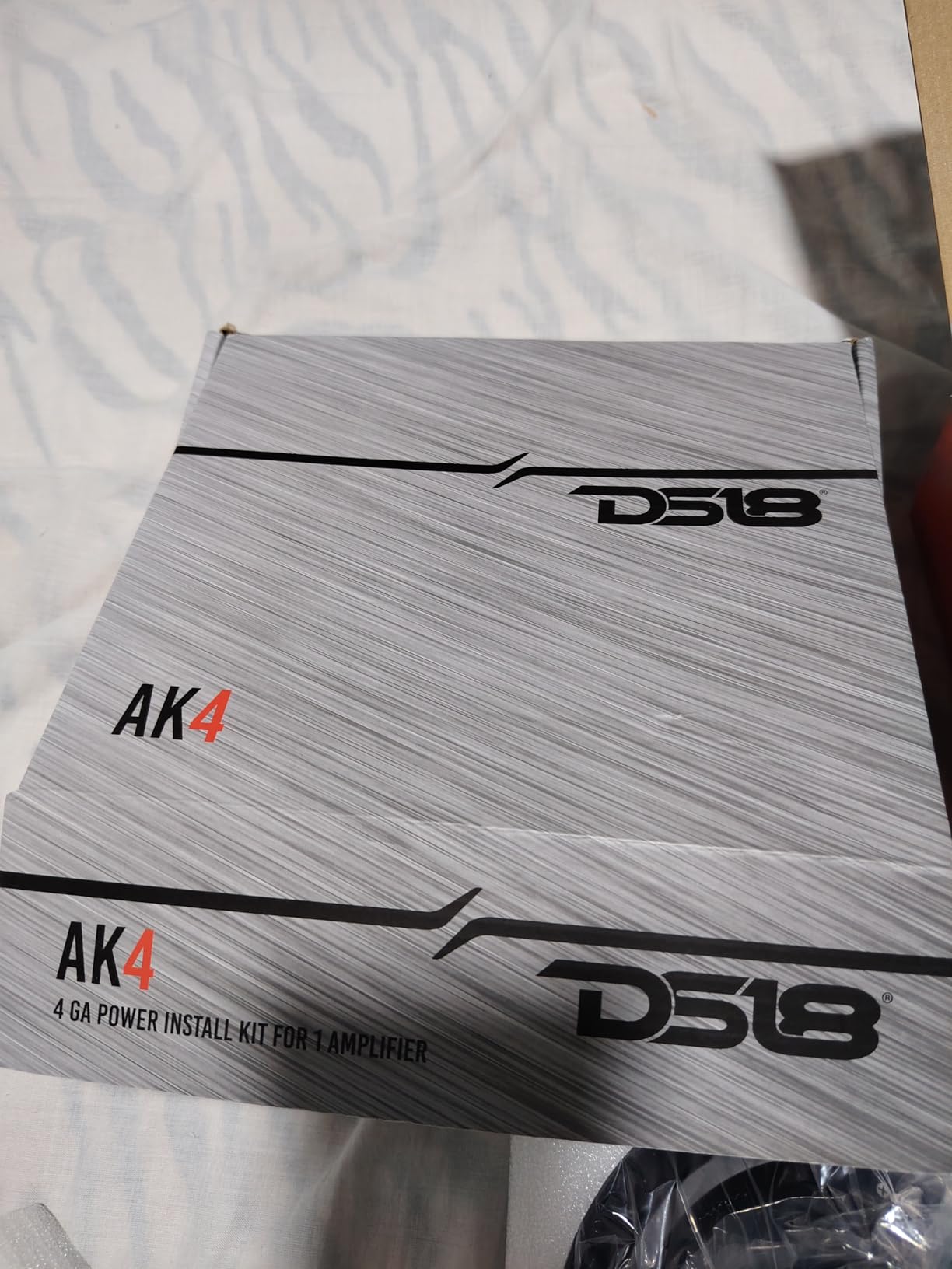 DS18 AK4 Complete 4 Gauge CCA Amplifier Installation Wiring Kit - Ampkit Helps Make Connections, Brings Power to Your Radio, Subwoofers, Speakers with Super Flex Wire - 1200W for 1 Amplifier customer photo 1