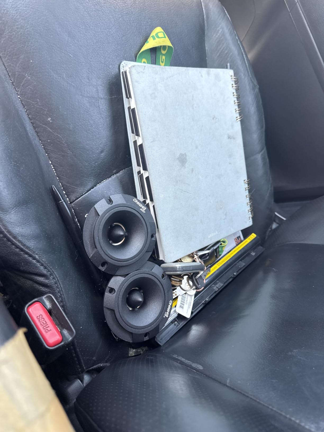 Timpano TPT-ST2 Black Slim Super Tweeter, 600 Watts 4 Ohm, 105 dB, 1 in Voice Coil, 3.85 inch Pro Car Sound System Bullet Tweeters (Pair) customer photo 1