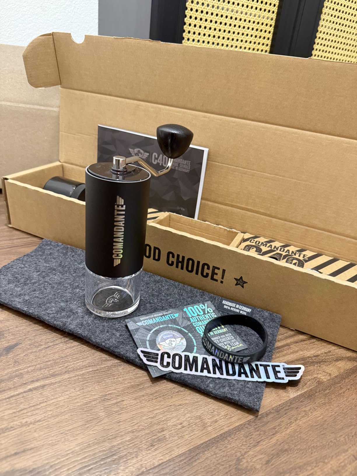 Comandante C40 Hand Grinder MK4 - Black customer photo 2