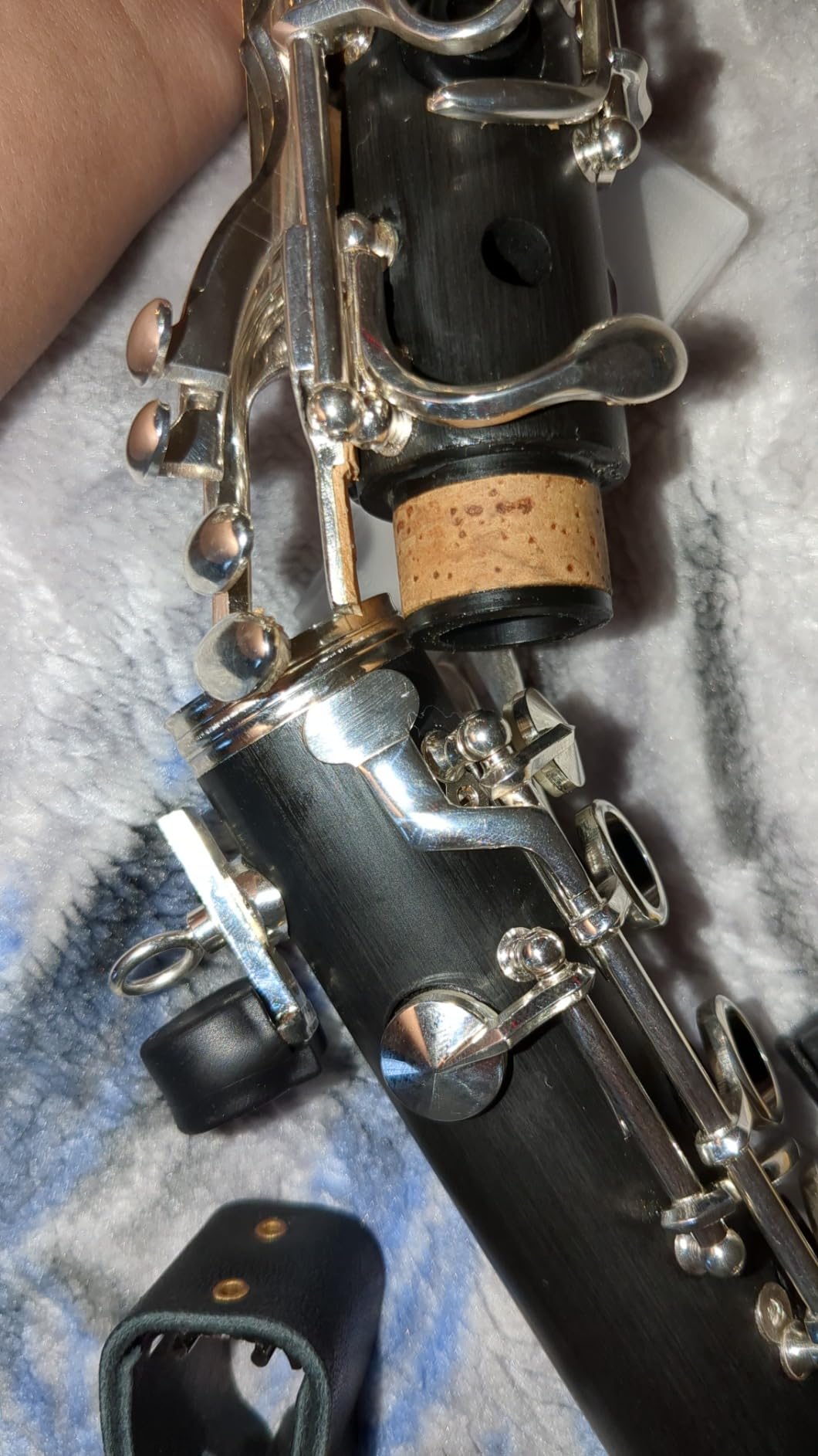 Eastar B Flat Ebonite Clarinet Beginner, Nickel, Hard Case Kit, ECL-300 customer photo 1