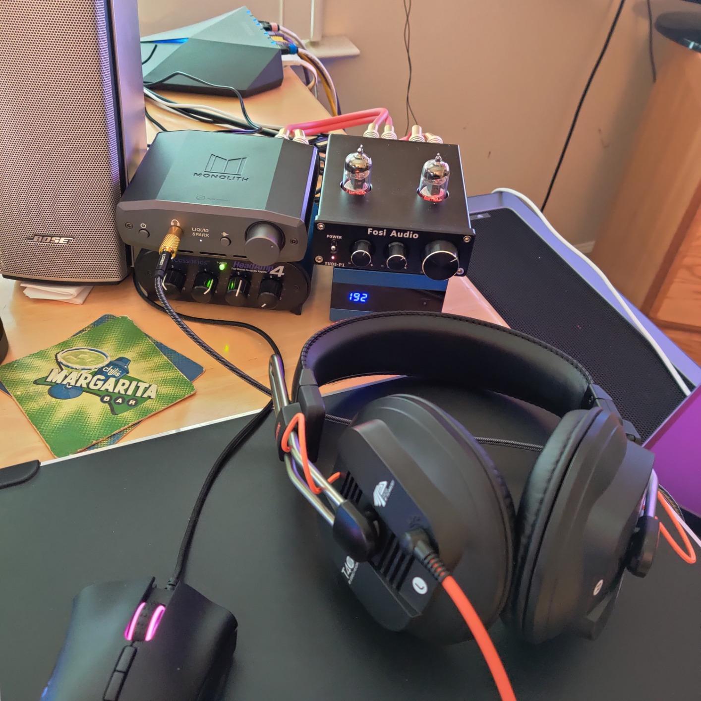 Monolith Liquid Spark Headphone Amplifier by Alex Cavalli with RCA Input, Single 1/4 Output 1.3Watt@50R customer photo 2