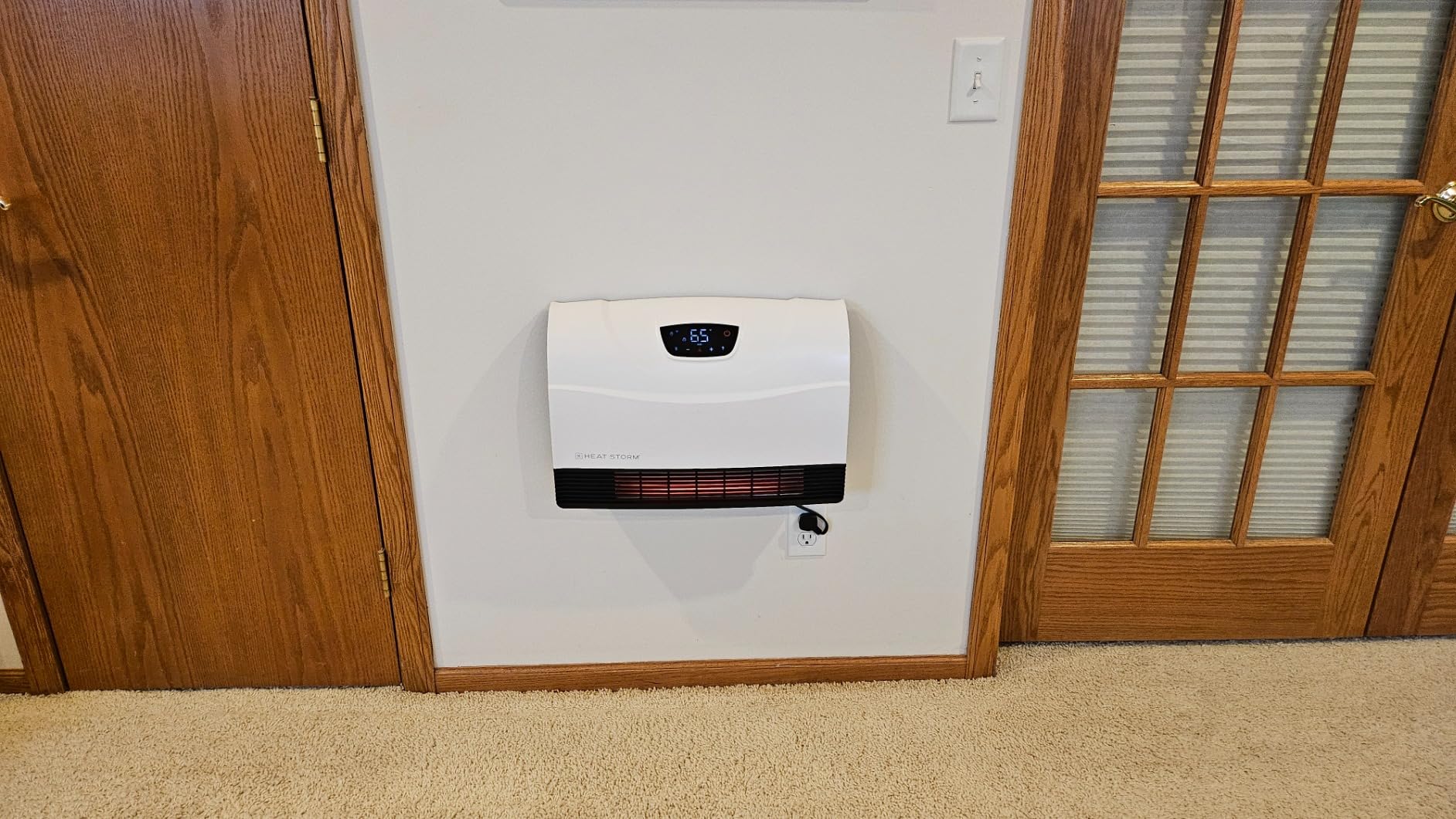 Heat Storm HS-1500-PHX-WIFI Infrared Heater, Wifi Wall Mounted customer photo 2