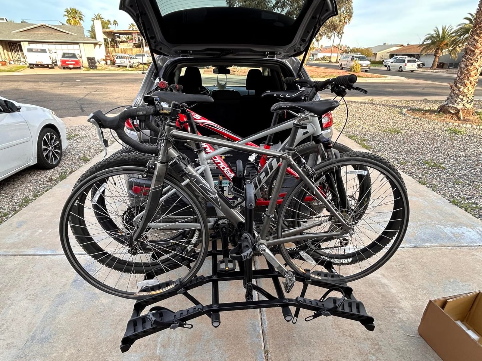 Hollywood Racks Destination 4 Hitch Bike Rack, Carries Up to 4 Bikes, Black | Platform Style Bike Rack for Car, Safe, Secure Transport, Fits Most Bike Styles, Sizes and Models customer photo 1