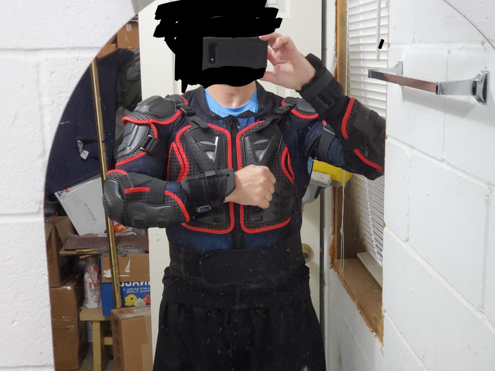 OHMOTOR Motorcycle Body Protective Jacket Armor Riding Protective Gear customer photo 1
