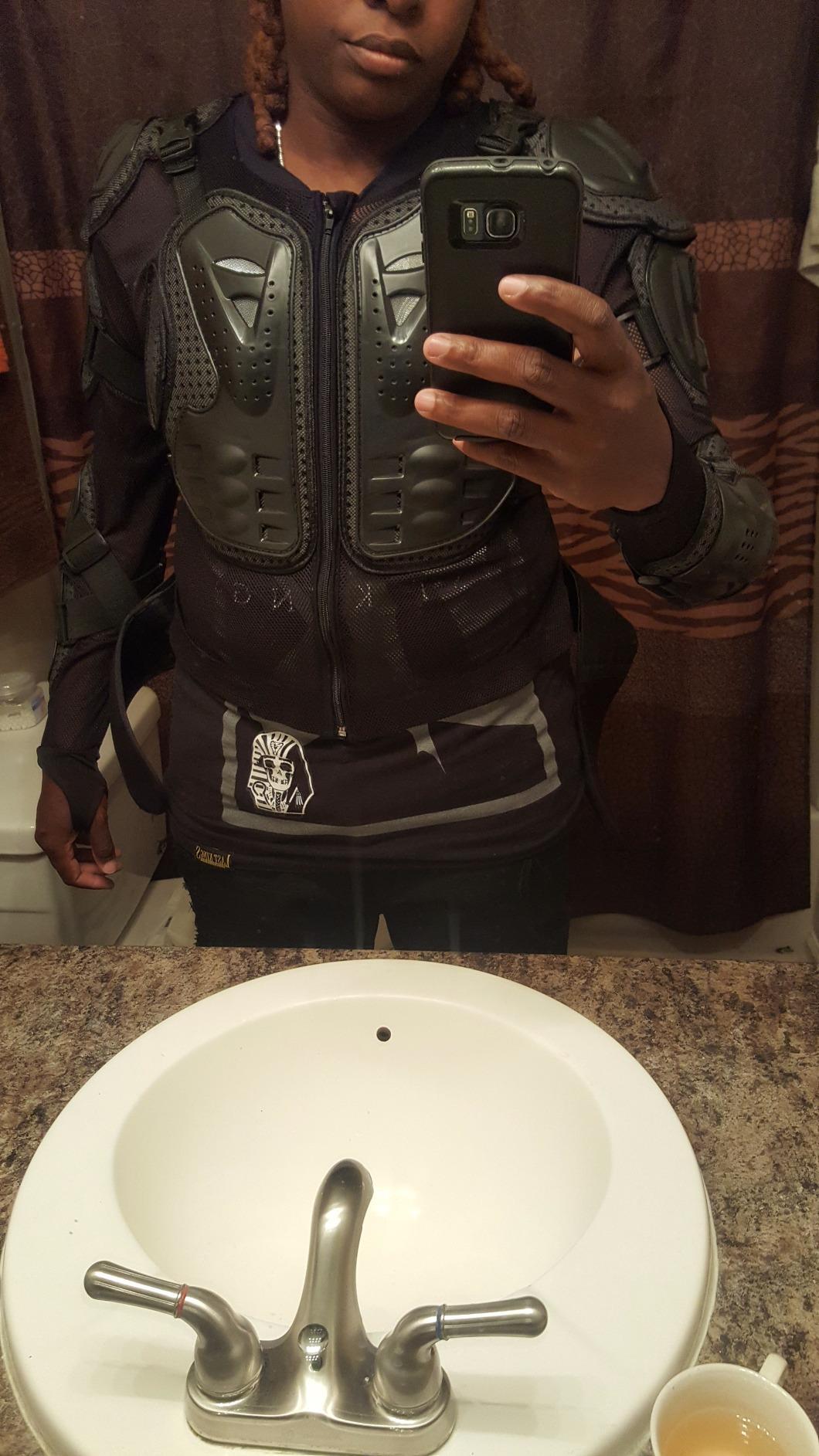 OHMOTOR Motorcycle Body Protective Jacket Armor Riding Protective Gear customer photo 2