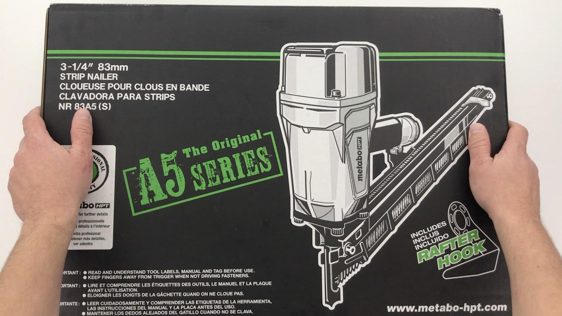 Metabo HPT Framing Nailer, Pro-Preferred Pneumatic Power Nailer & Framing Tool For Flooring, Roof Decking & More, Rapid Response Cylinder Valve, 21° 2