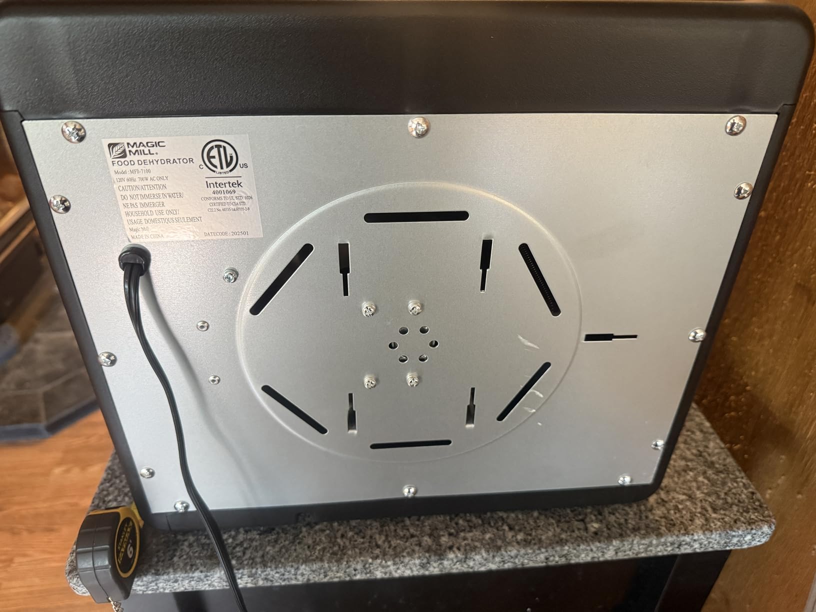 Magic Mill Premium Food Dehydrator Machine (10 Extra-Large Stainless Steel Trays) 700W Dryer for Beef Jerky, Fruits, Vegetables, Dog Treats, 48 Hour Digital Timer - 95°-167° Temperature Control customer photo 1