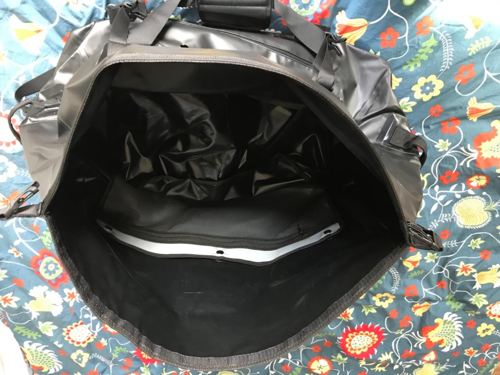 Gonex Waterproof Duffel Bag, 40L/60L/80L Roll-Top Travel Kayaking Dry Bag | Heavy Duty 600D PVC, Wet Pocket, Removable Interior Storage Pocket, Shoulder & Hand Carry, Paddleboarding, Camping, Motorcycle customer photo 1