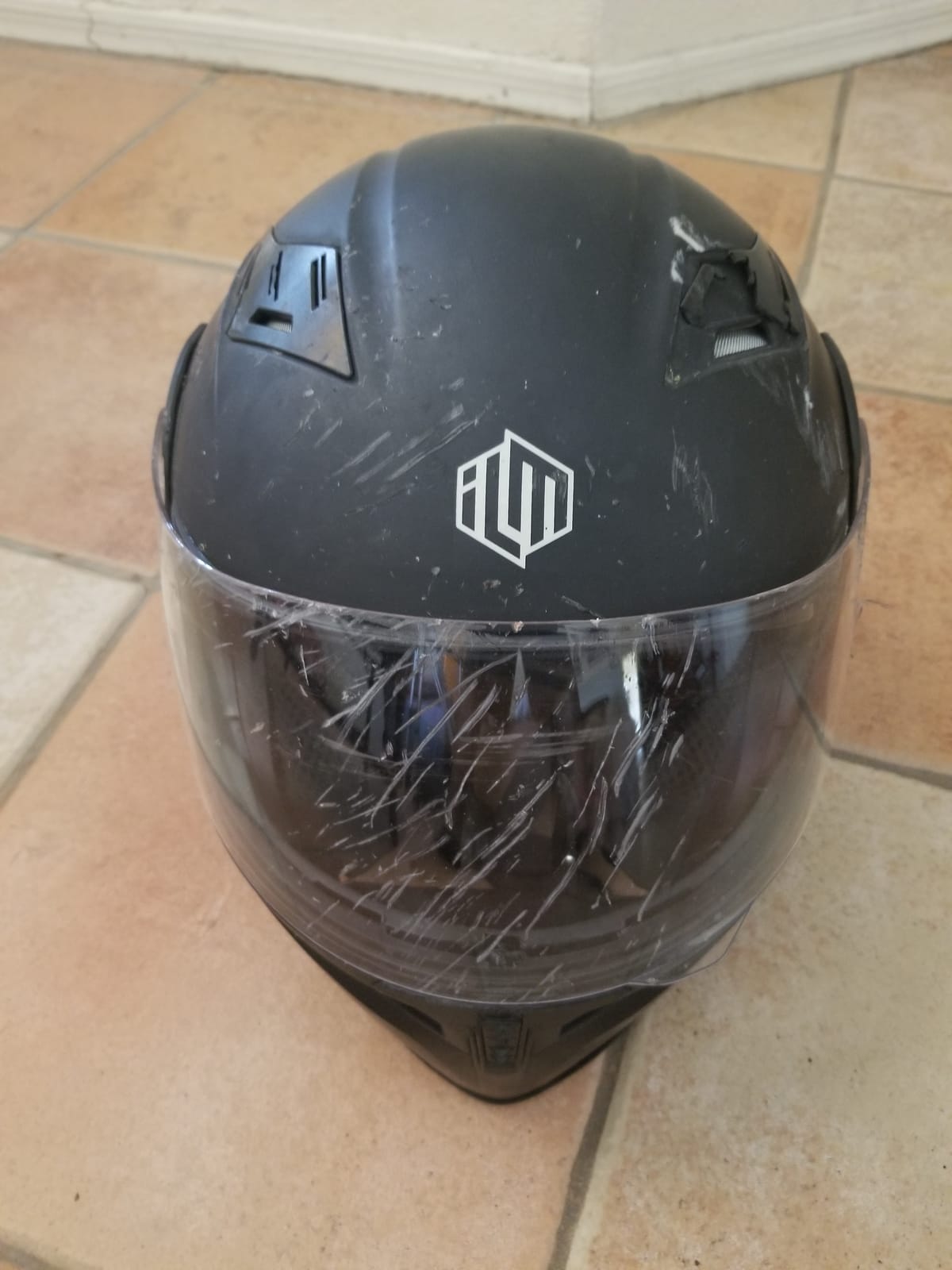 ILM Motorcycle Dual Visor Flip up Modular Full Face Helmet DOT Model 902/902L customer photo 1