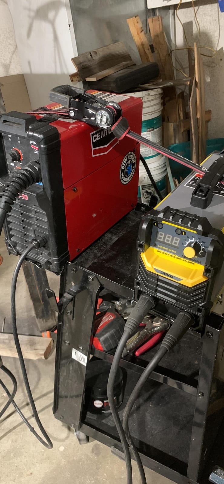 DEKOPRO 110/220V MMA Welder, 160A ARC Welder Machine IGBT Digital Display LCD Hot Start Welder with Electrode Holder, Work Clamp, Input Power Adapter Cable and Brush customer photo 2
