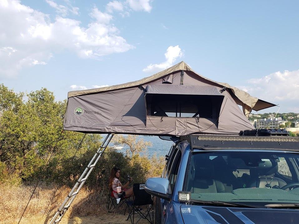 Overland Vehicle Systems Nomadic 2 Extended Soft Shell Rooftop Tent customer photo 2