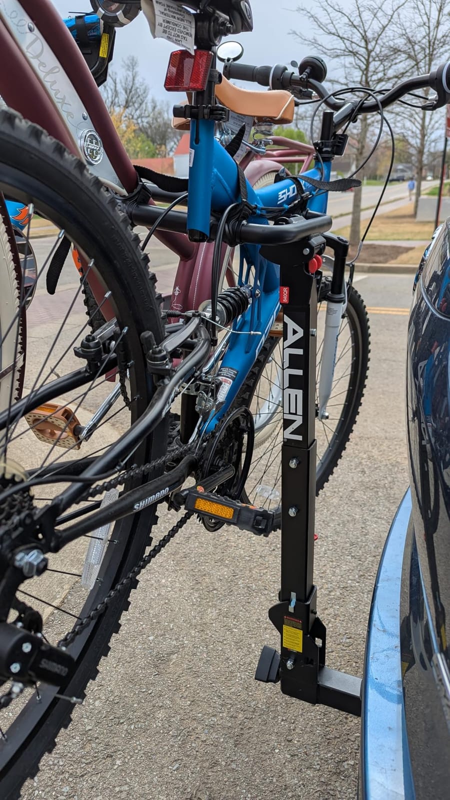 Allen Sports Deluxe+ Locking Quick Release 4-Bike Carrier for 2 in. Hitch, Model 840QR, Black customer photo 2