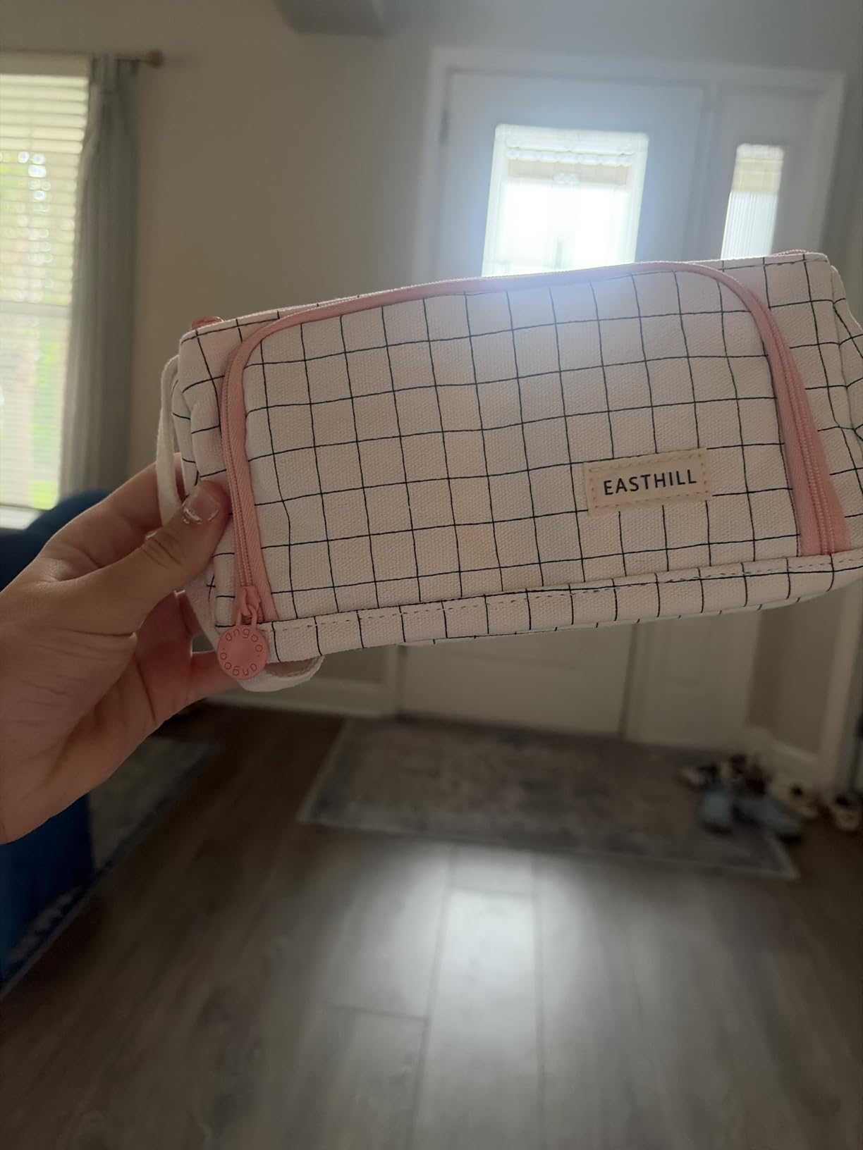 EASTHILL Big Capacity Pencil Case Pouch Pen Case Simple Stationery Bag School College Office Organizer for Teens Girls Adults Student customer photo 2