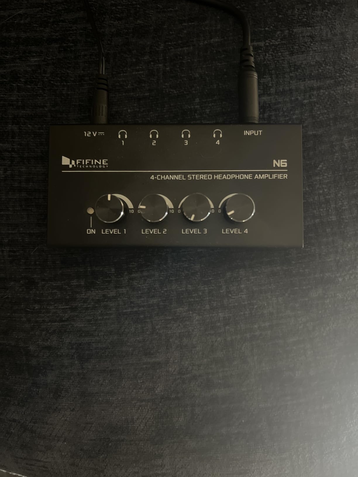 FIFINE N6 4 Channels Metal Stereo Headphone Amplifier for Audio Mixer customer photo 2