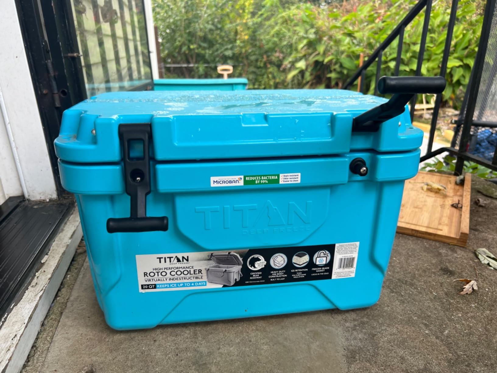Titan Hard Ice Chest Cooler Roto Cooler with Microban Protection and Deep Freeze Insulation customer photo 2