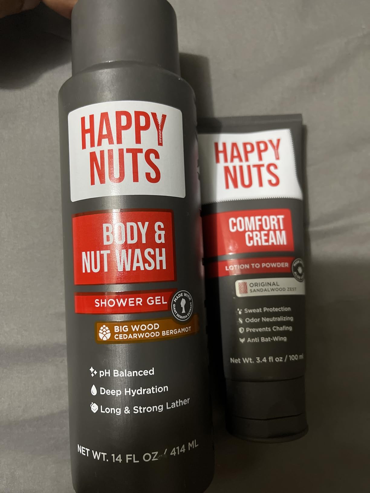 HAPPY NUTS Comfort Cream Deodorant For Men: Anti-Chafing Sweat Defense, Odor Control, Aluminum-Free, Travel Essential, Mens Deodorant & Hygiene Products for Men's Private Parts 3.4 Fl Oz - Original customer photo 2