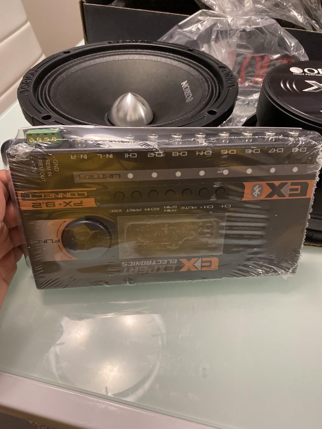 Expert PX8.2CONNECT Eight Channel 15 Band Vehicle Bluetooth Sound Processor Equalizer 3 Paramatric customer photo 2
