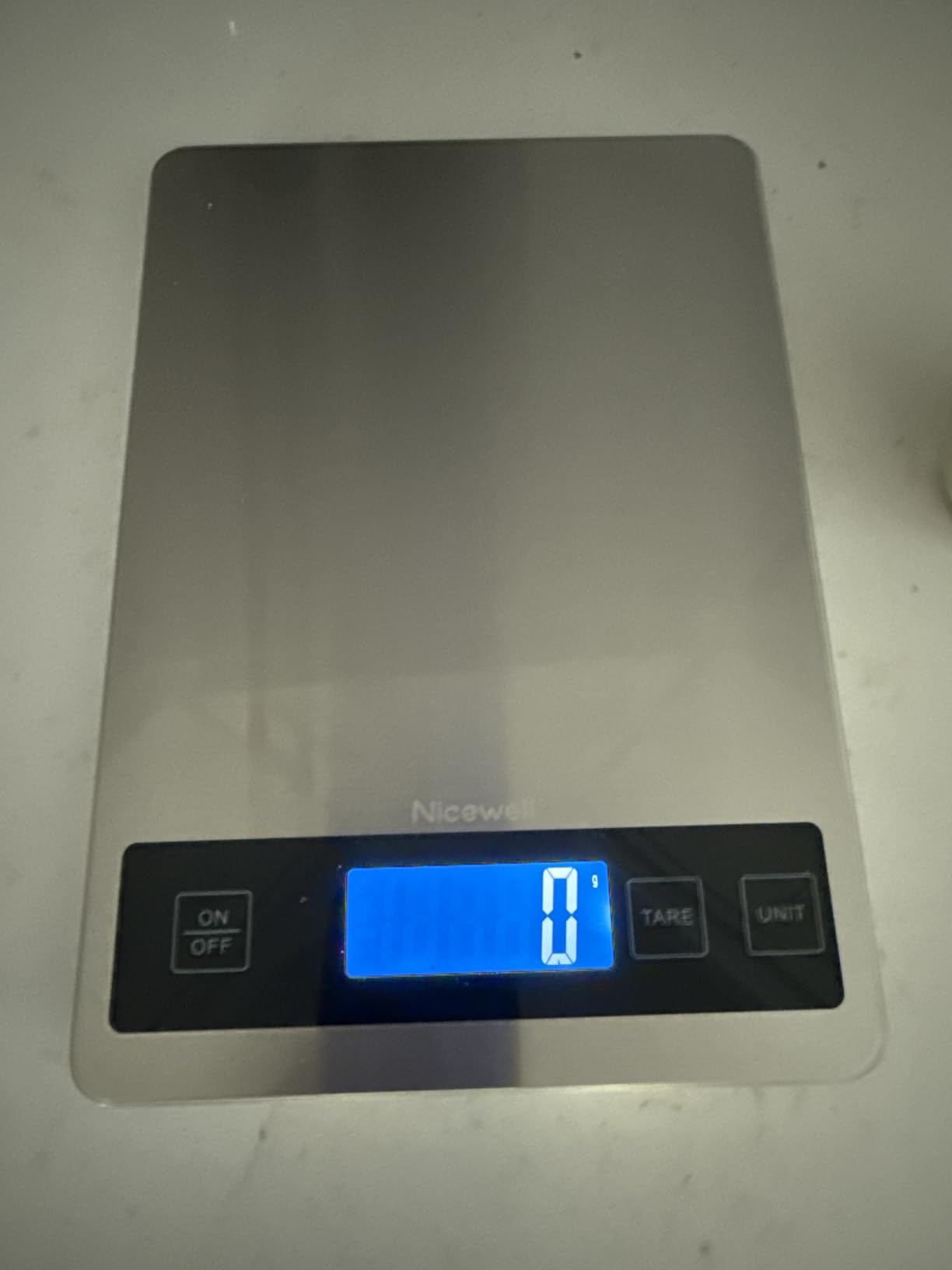 Nicewell Food Scale 22lb Digital Kitchen Scale for Cooking Baking | 1g/0.1oz Precise Graduation, Backlit LCD, Tare Function, Weight Grams and oz, Easy Clean Stainless Steel and Tempered Glass customer photo 2