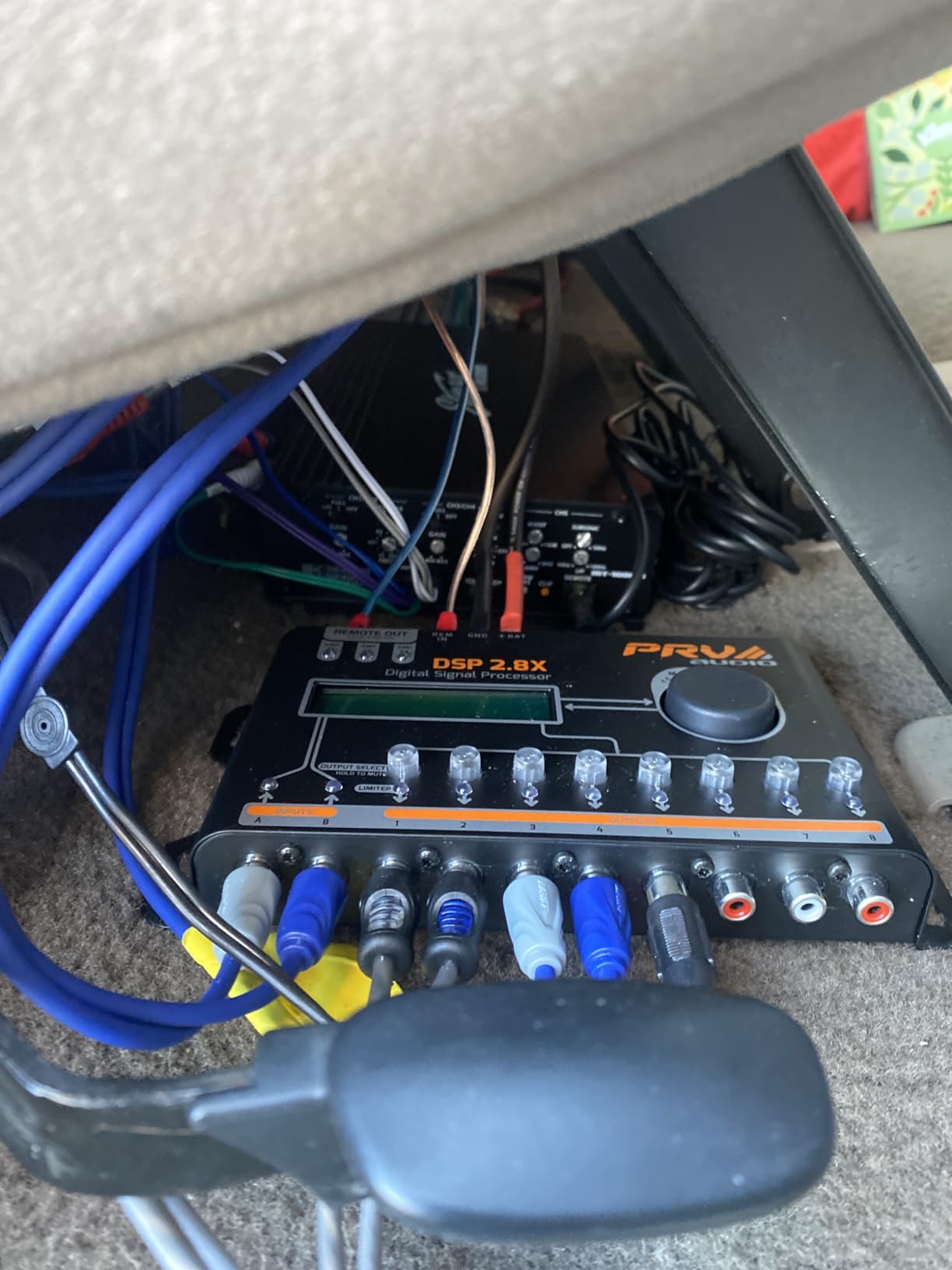 PRV AUDIO Car Audio DSP 2.8X Digital Crossover and Equalizer 8 Channel Full Digital Signal Audio Processor DSP with Sequencer Remote Relay customer photo 2