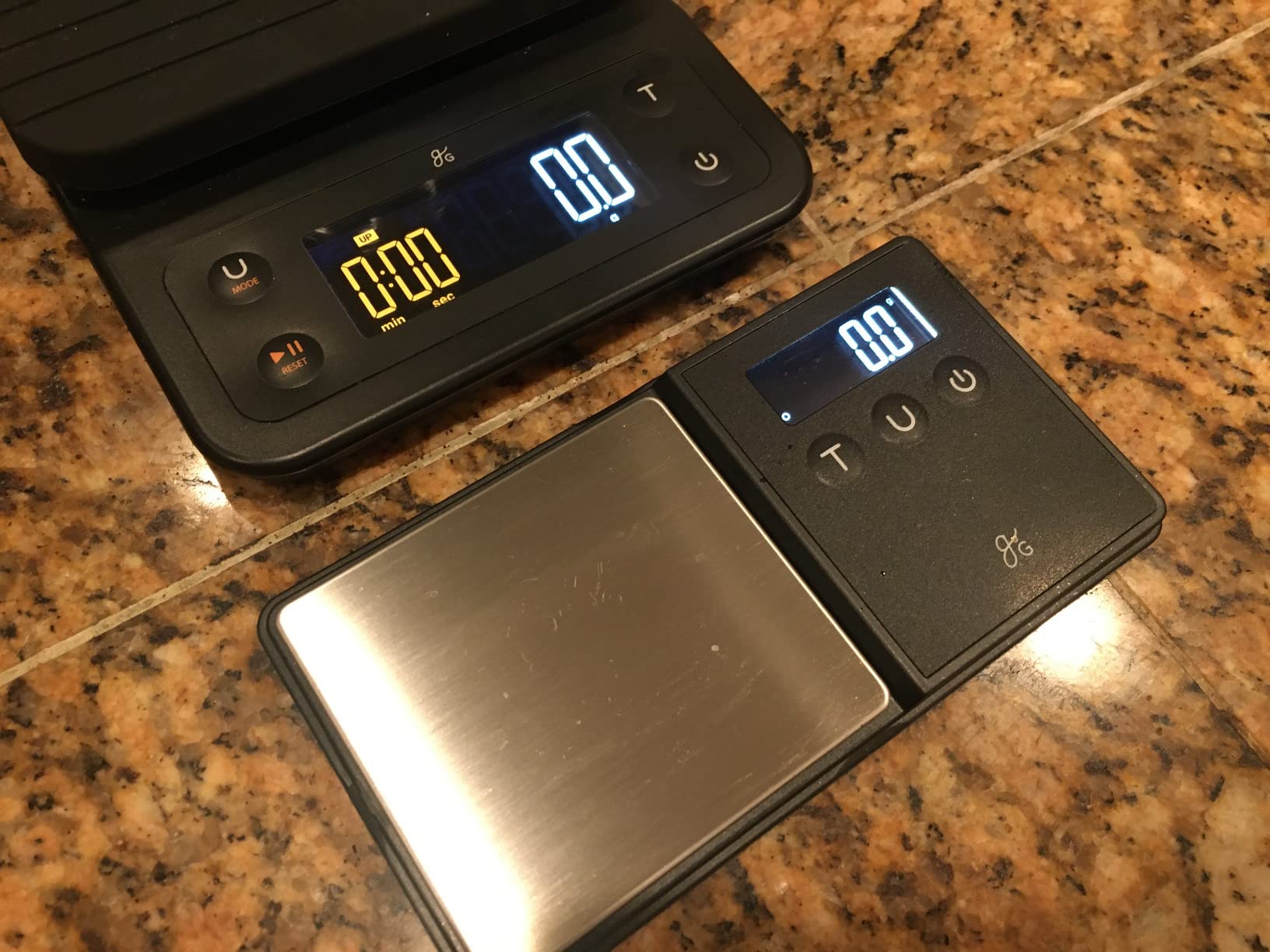 Greater Goods Digital Espresso Scale with 0.1g Precision, 750g Capacity | Precision Gram Scale for Dosing Shots, Real-Time Response, 6 Weighing Units, Instant Tare & Lid Doubles as a Weighing Tray customer photo 1