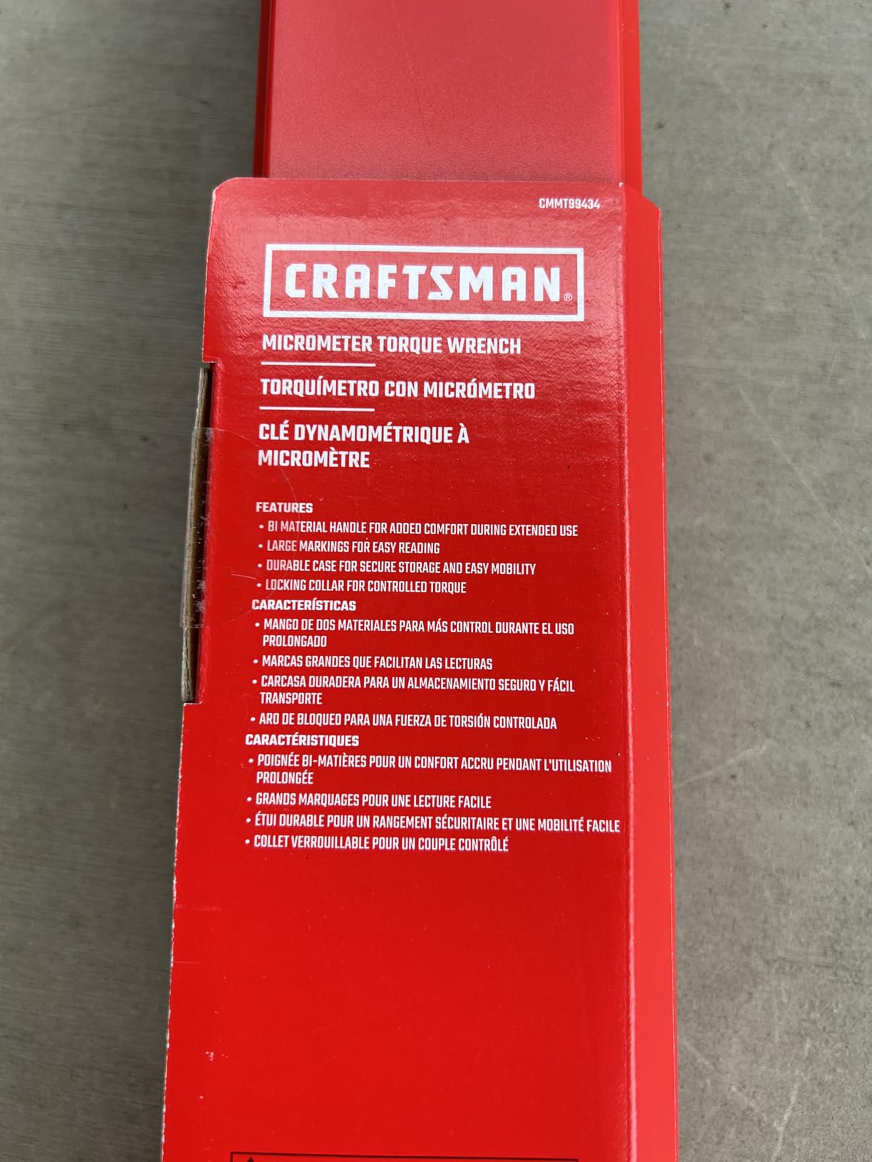 CRAFTSMAN Torque Wrench, 1/2