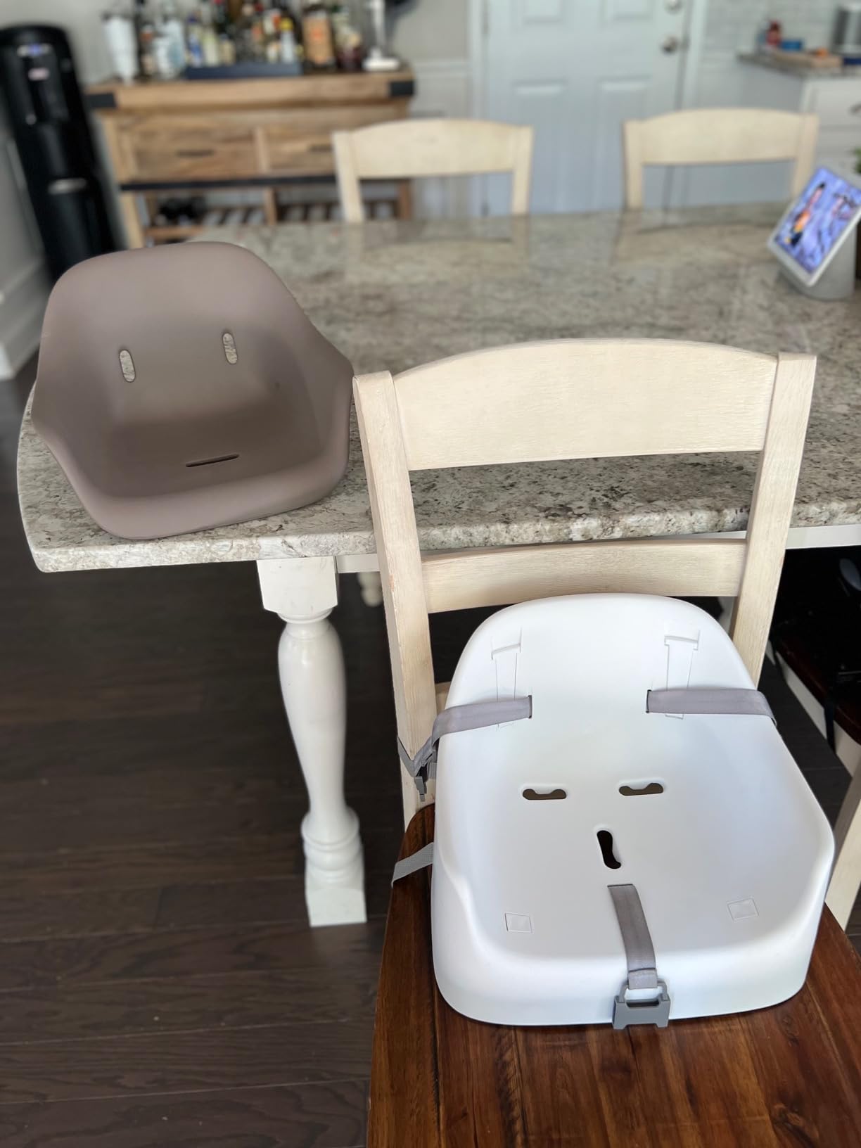 OXO Tot Nest Toddler Booster Seat for Kitchen with Removable Cushion, Gray customer photo 1