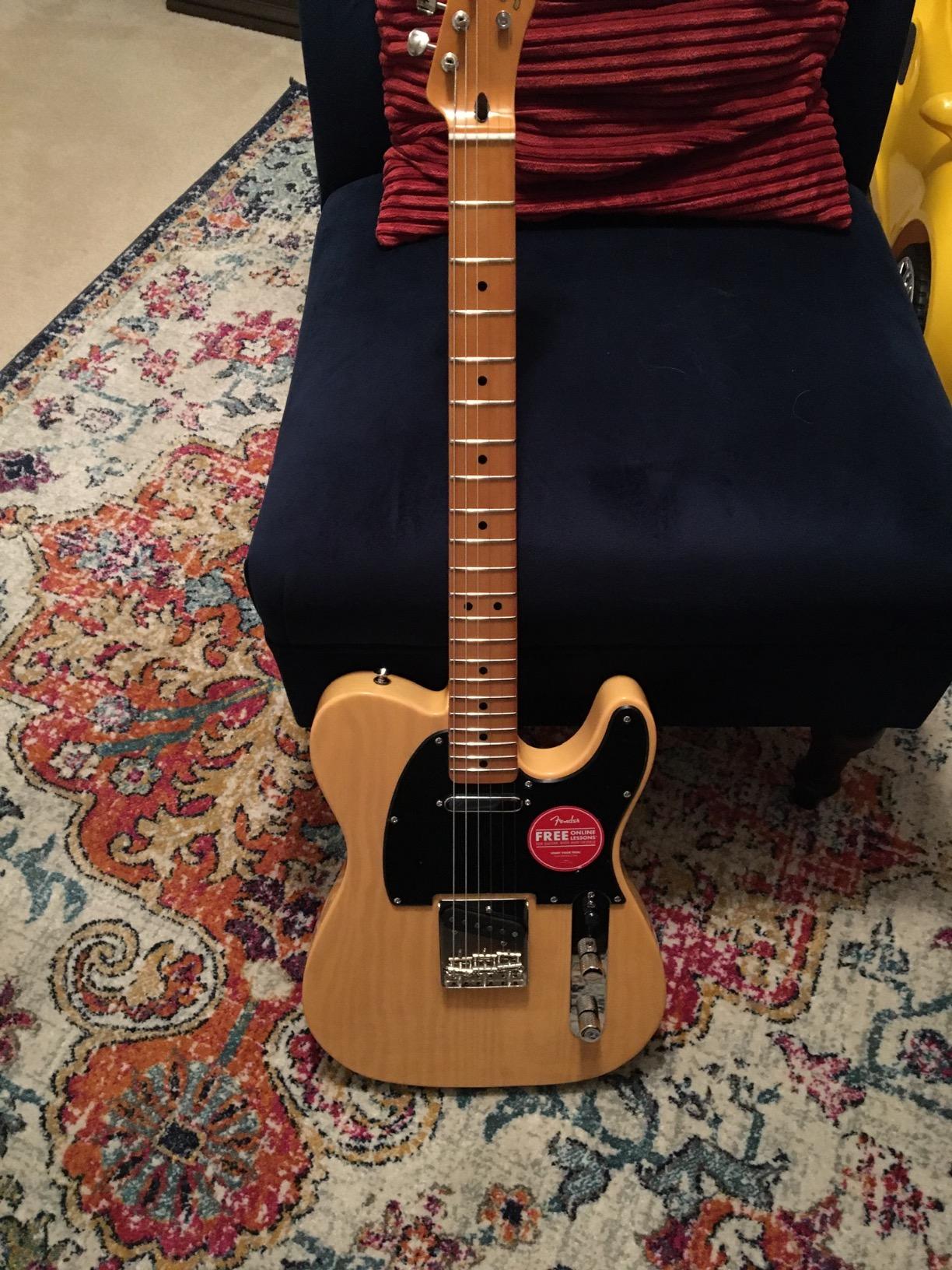 Squier Classic Vibe 50s Telecaster Electric Guitar, Butterscotch Blonde customer photo 1