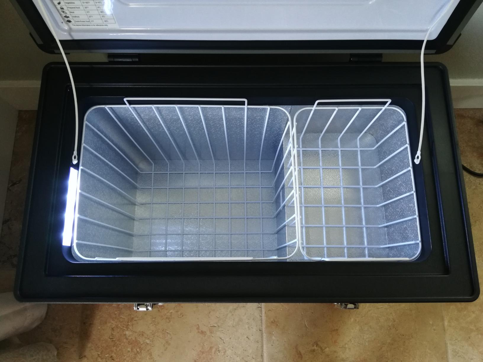 ICECO VL45 Portable Refrigerator with SECOP Compressor, 45Liters Platinum Compact Refrigerator, DC 12/24V, AC 110-240V, 0℉ to 50℉, Home & Car Use (Without Insulated Cover) customer photo 2