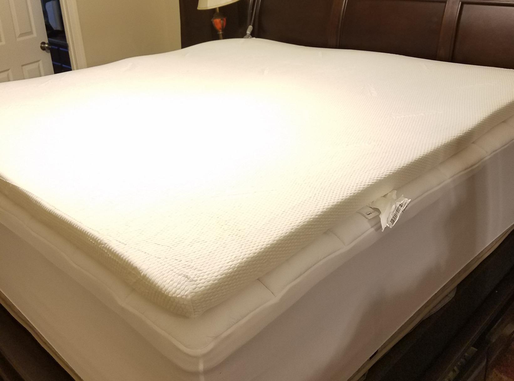 Tempur-Pedic TEMPUR-Adapt + Cooling 3-Inch Queen Mattress Topper Medium Luxury Premium Foam, Washable Cover customer photo 2